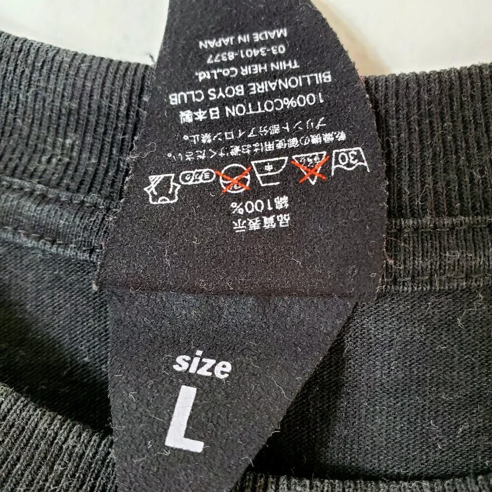 VTG ICECREAM Black T-Shirt by BBC Billionaires Boys Club EUC Size Large Mens - Picture 5 of 5